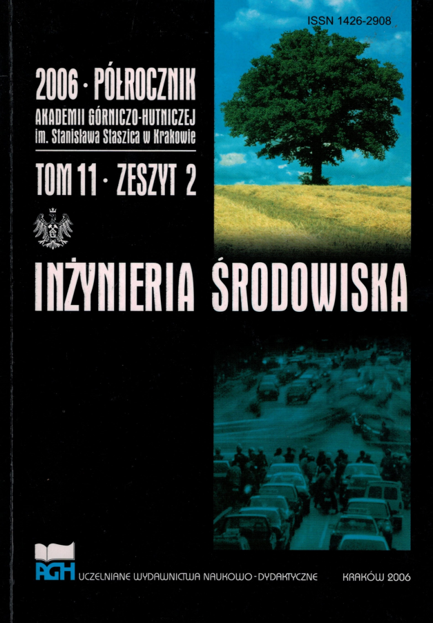 Cover of Inżynieria Środowiska 2/2006