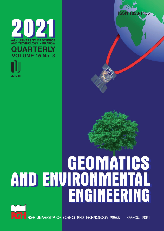 Geomatics and Environmental Engineering, vol. 15, no. 3
