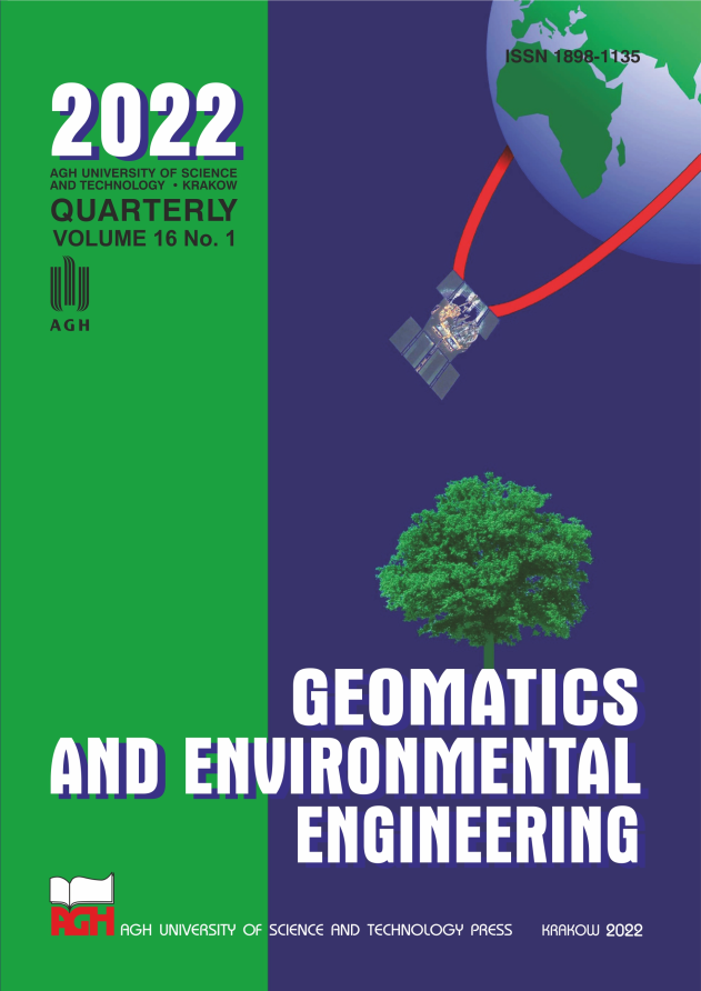 Geomatics and Environmental Engineering, vol. 16, no. 1