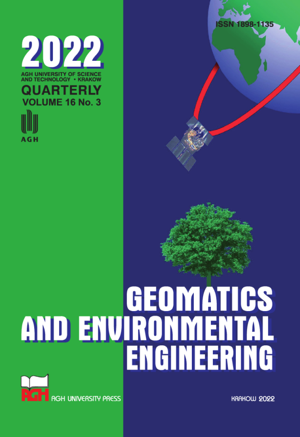 Geomatics and Environmental Engineering, vol. 16, no. 3