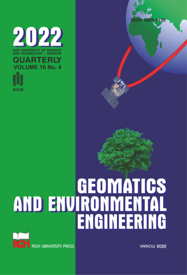 Geomatics and Environmental Engineering, vol. 16, no. 4