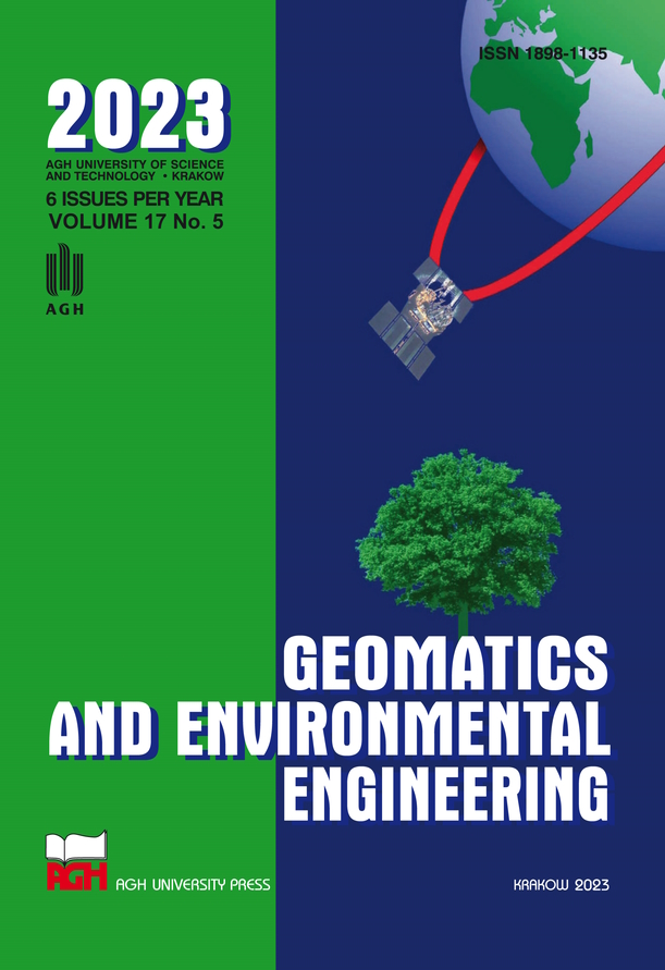 Geomatics and Environmental Engineering, vol. 17, no. 5