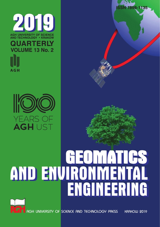 Geomatics and Environmental Engineering, vol. 13, no. 2